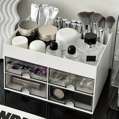 4 Drawers Desktop Makeup Organizer Acrylic