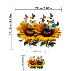 Sunflower Clothes Patches For Men DIY Heat Transfer Stickers T shirt Mask Jeans