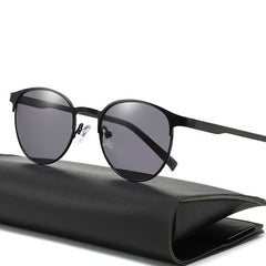 Retro Round Metal Sunglasses Anti Glare UV400 Sun Shades