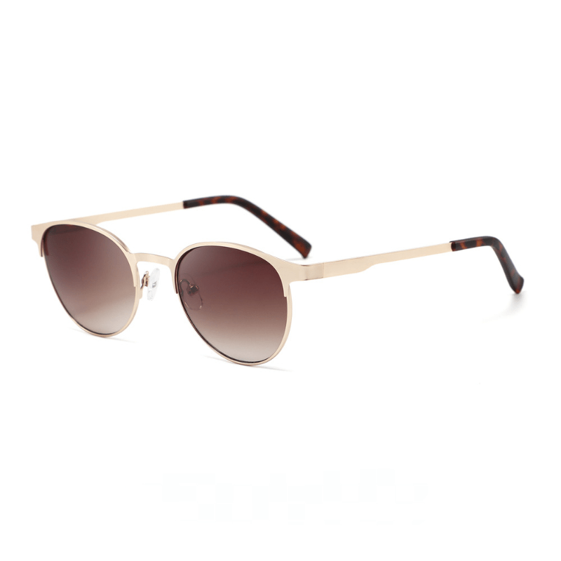 Retro Round Metal Sunglasses Anti Glare UV400 Sun Shades