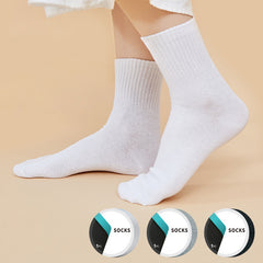 5 Pairs Thin Cotton Compression Socks for Men & Women