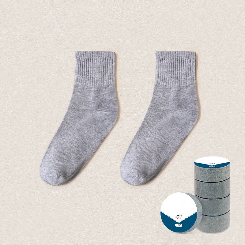 5 Pairs Thin Cotton Compression Socks for Men & Women
