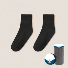5 Pairs Thin Cotton Compression Socks for Men & Women