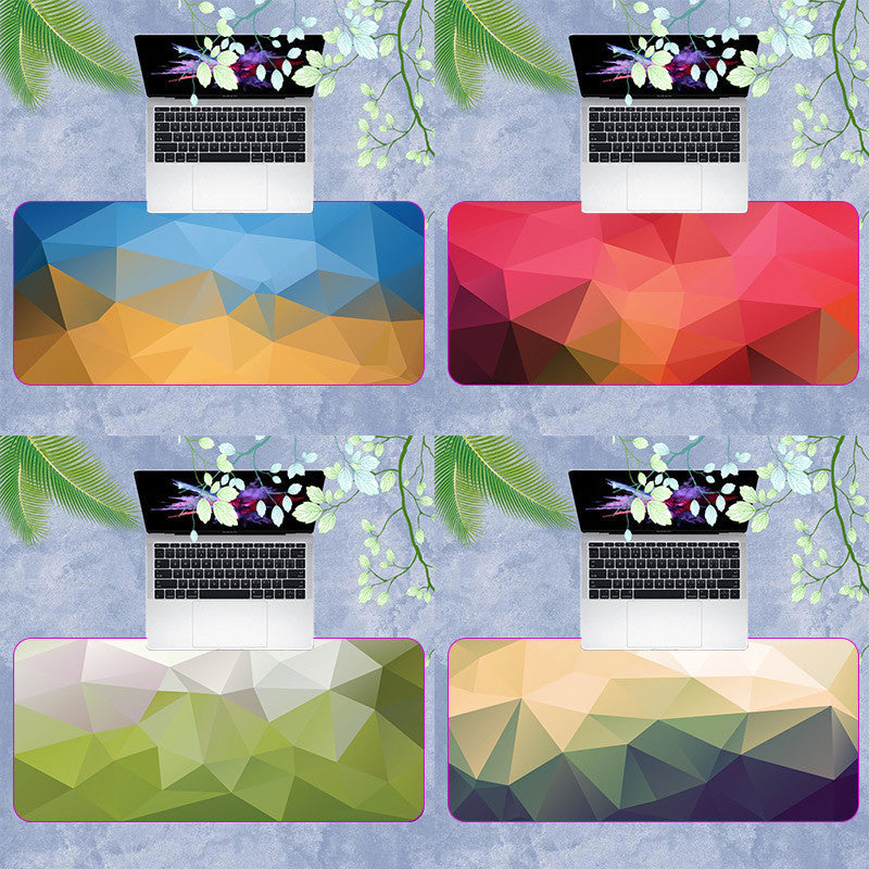 Gray Gradient Game Mouse Pad Large with Lock Frame