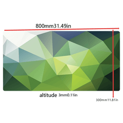 Gray Gradient Game Mouse Pad Large with Lock Frame