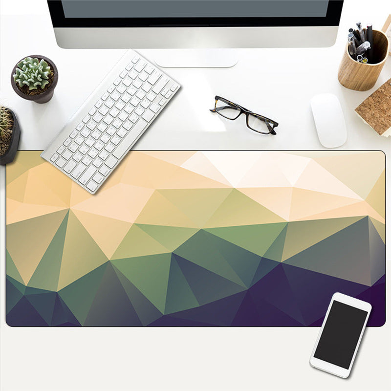 Gray Gradient Game Mouse Pad Large with Lock Frame