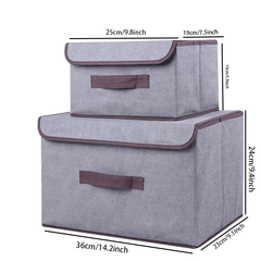 Non-woven Folding Storage Box Clothing Toy Storage Basket