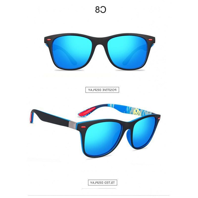 Men's Sports Sunglasses Polarized Outdoor Driving Lens Glasses Box