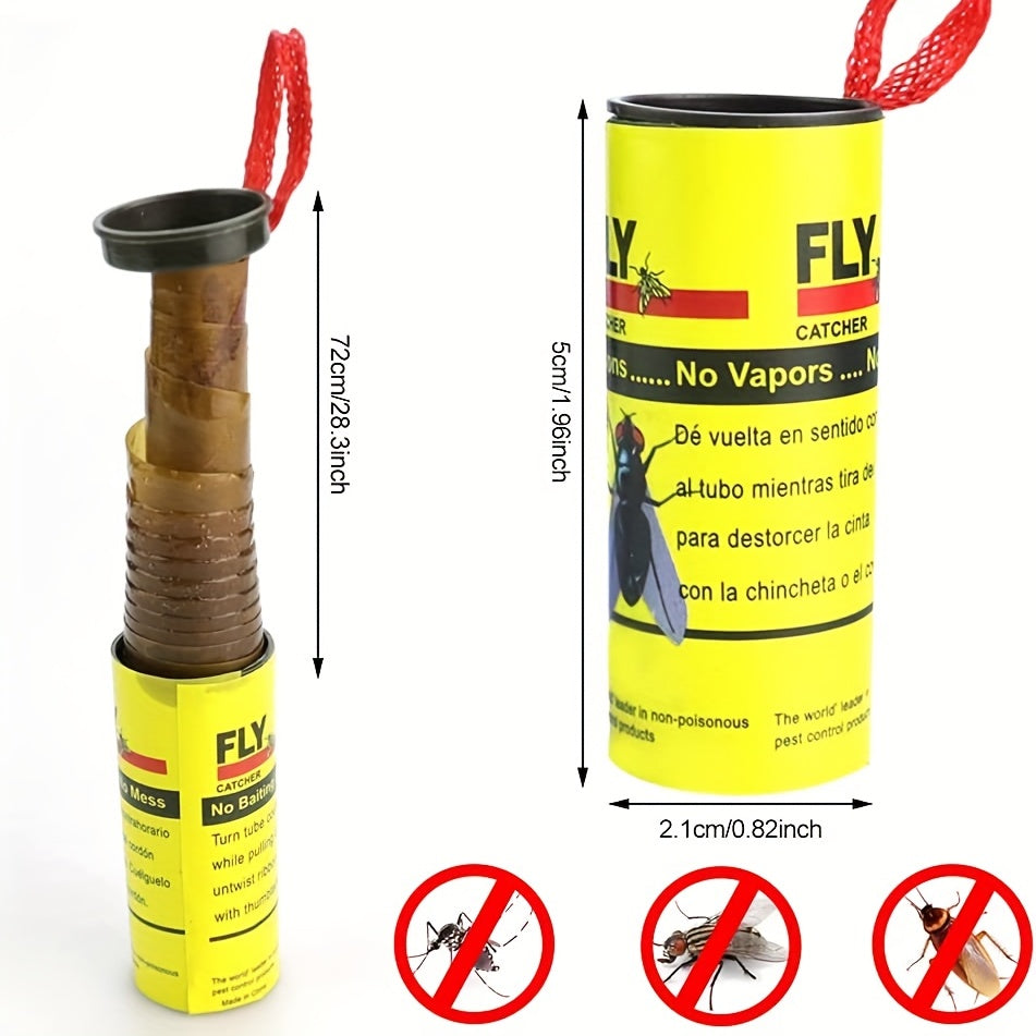 32pcs Sticky Fly Trap Tape Non Toxic Safe Kids Pets