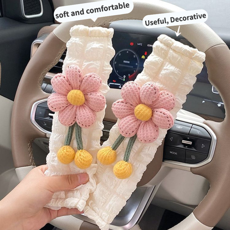 Sunflower Car Seat Belt Shoulder Pad Anti Strangulation Protector