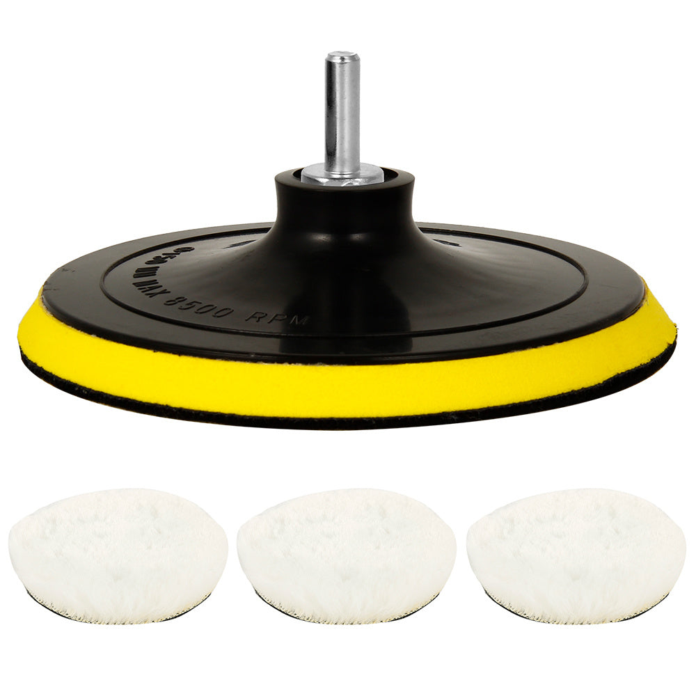 5pcs Car Polishing Pads Set 15 24 Cm Wool Buffing Pads Kit