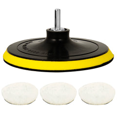 5pcs Car Polishing Pads Set 15 24 Cm Wool Buffing Pads Kit