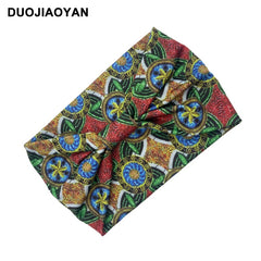 Butterfly Print Knotted Wide Headband Hair Accessories For Women