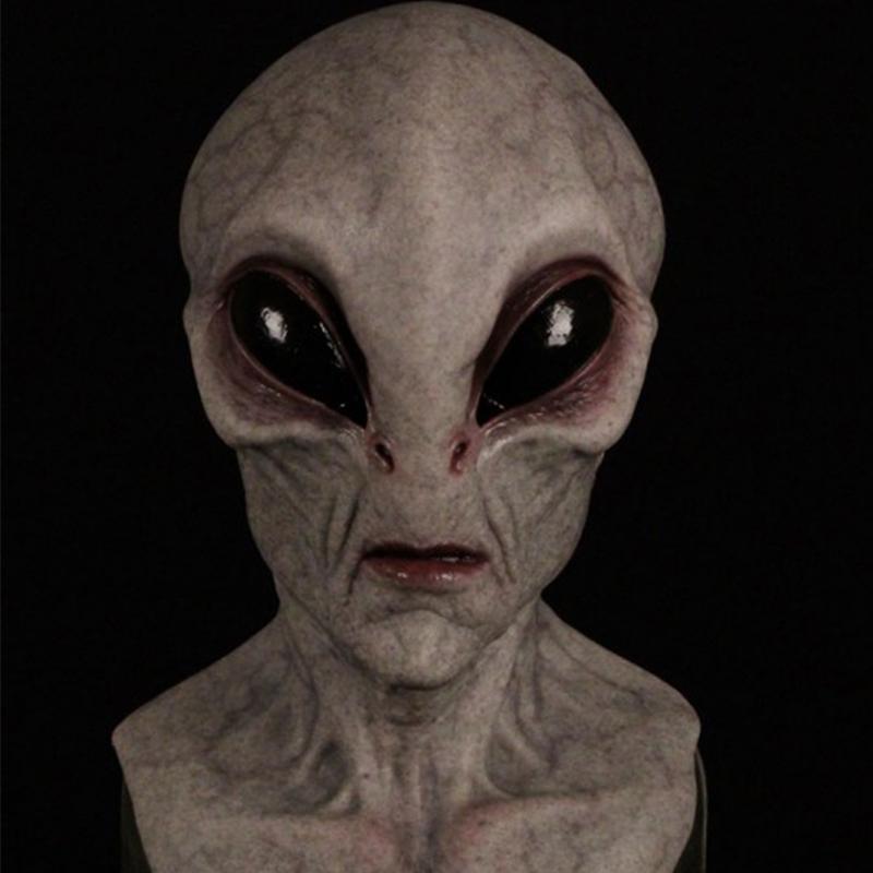 Men's Horror Latex Alien Mask Halloween Masquerade Party Prop