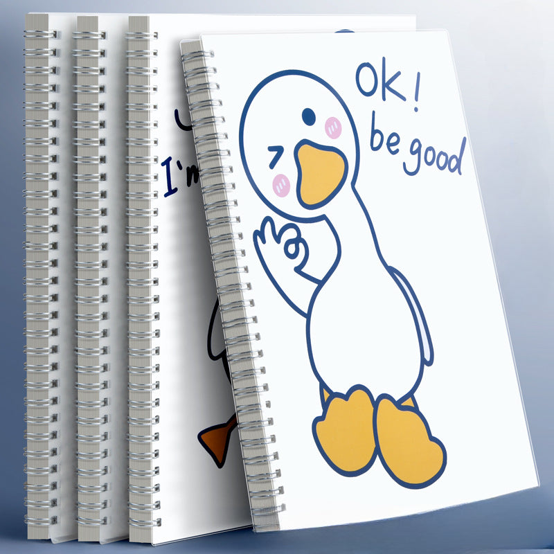 Cartoon Workbook Thickened Notebook Spiral Notebooks