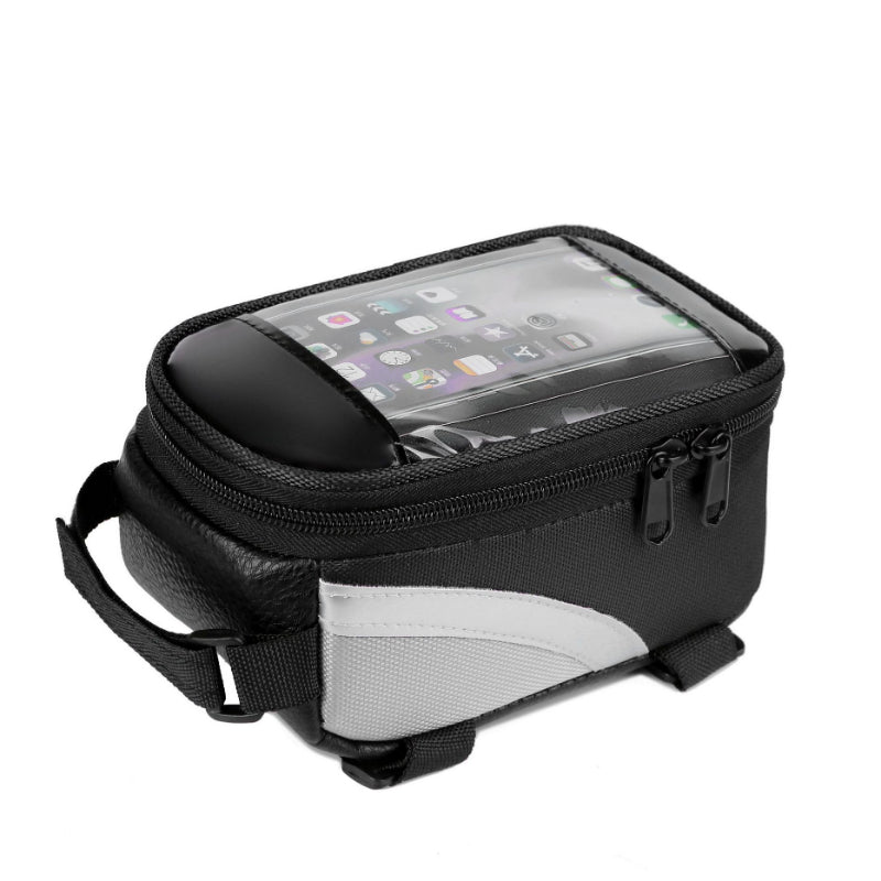 Mountain Bike Tube Bag Phone Bag Touchable Phone Front Beam Bag