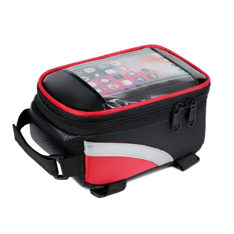 Mountain Bike Tube Bag Phone Bag Touchable Phone Front Beam Bag