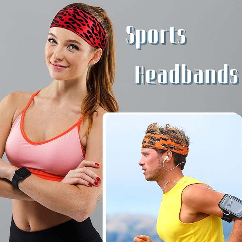 Halloween Printed Headband Skull Pumpkin Pattern Hair Band