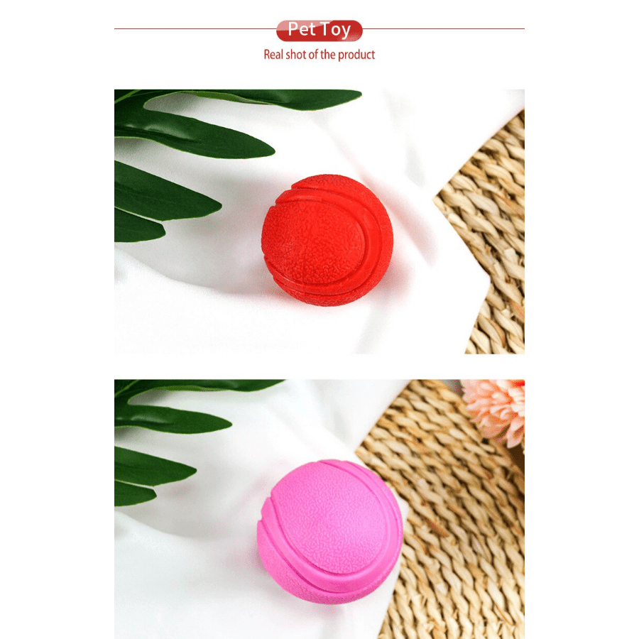 Durable Rubber Dog Toy for Outdoor Play and Training