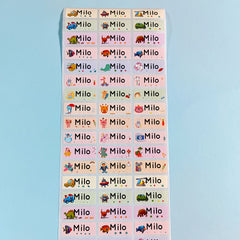 Personalized Name Stickers Customized Labels Waterproof