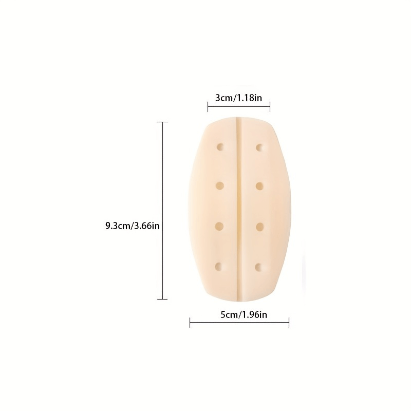 Invisible Silicone Shoulder Pads Soft Non slip Self adhesive Bra Strap Cushions