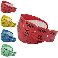 1000pcs 5.08x5.08cm Double Roll Raffle Number Tickets for Events
