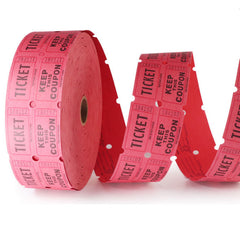 1000pcs 5.08x5.08cm Double Roll Raffle Number Tickets for Events