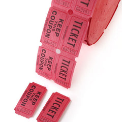 1000pcs 5.08x5.08cm Double Roll Raffle Number Tickets for Events