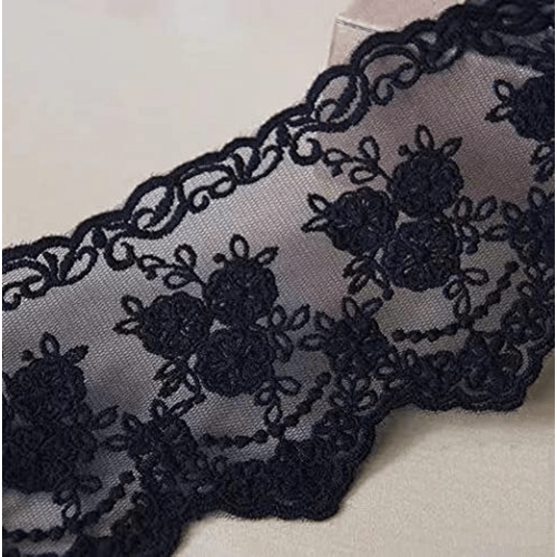 Delicate Crown Lace Trim Ribbon for Crafts Sewing - 2 Yards