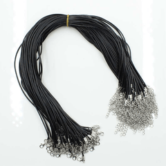10Pcs Leather Adjustable Braided Rope Necklaces Pendant Charms
