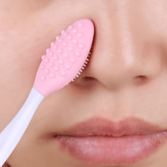 Silicone Nose & Head Brush Double Sided Soft Exfoliating DIY Facial Skin Care