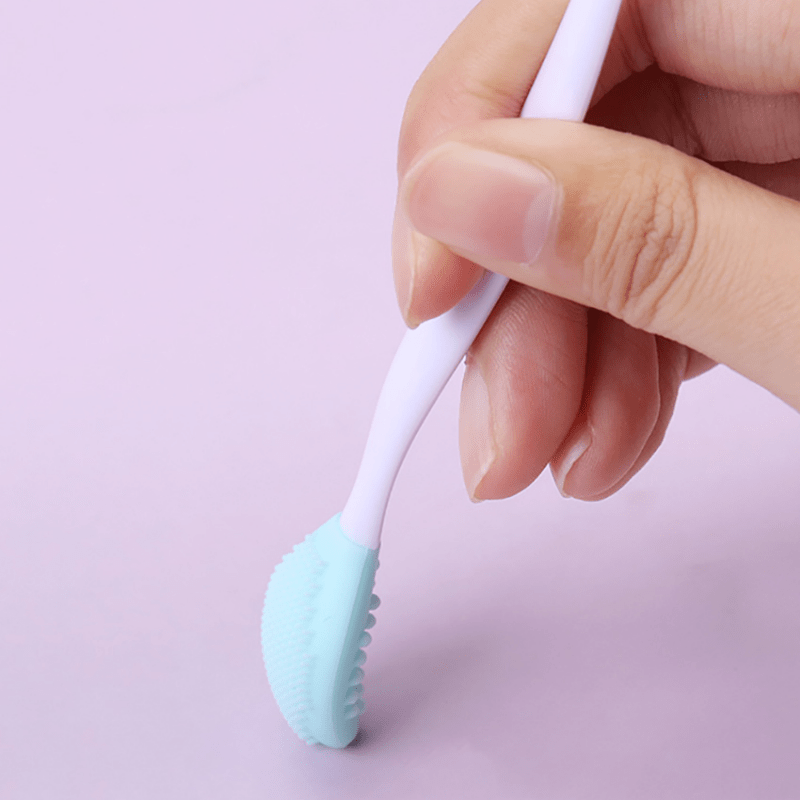 Silicone Nose & Head Brush Double Sided Soft Exfoliating DIY Facial Skin Care