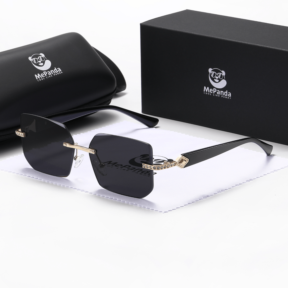 MePanda Rimless Square Sunglasses - Unisex