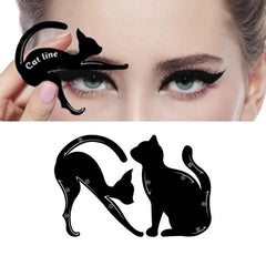 2Pcs Cat Eye Stencil Eyeliner Makeup Tool