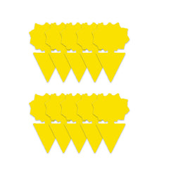 10pcs Fungus Gnat Killer Yellow Sticky Insect Traps Indoor Outdoor