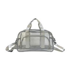Clear PVC Travel Tote Bag - Large Capacity, Fitness & Beach Bag