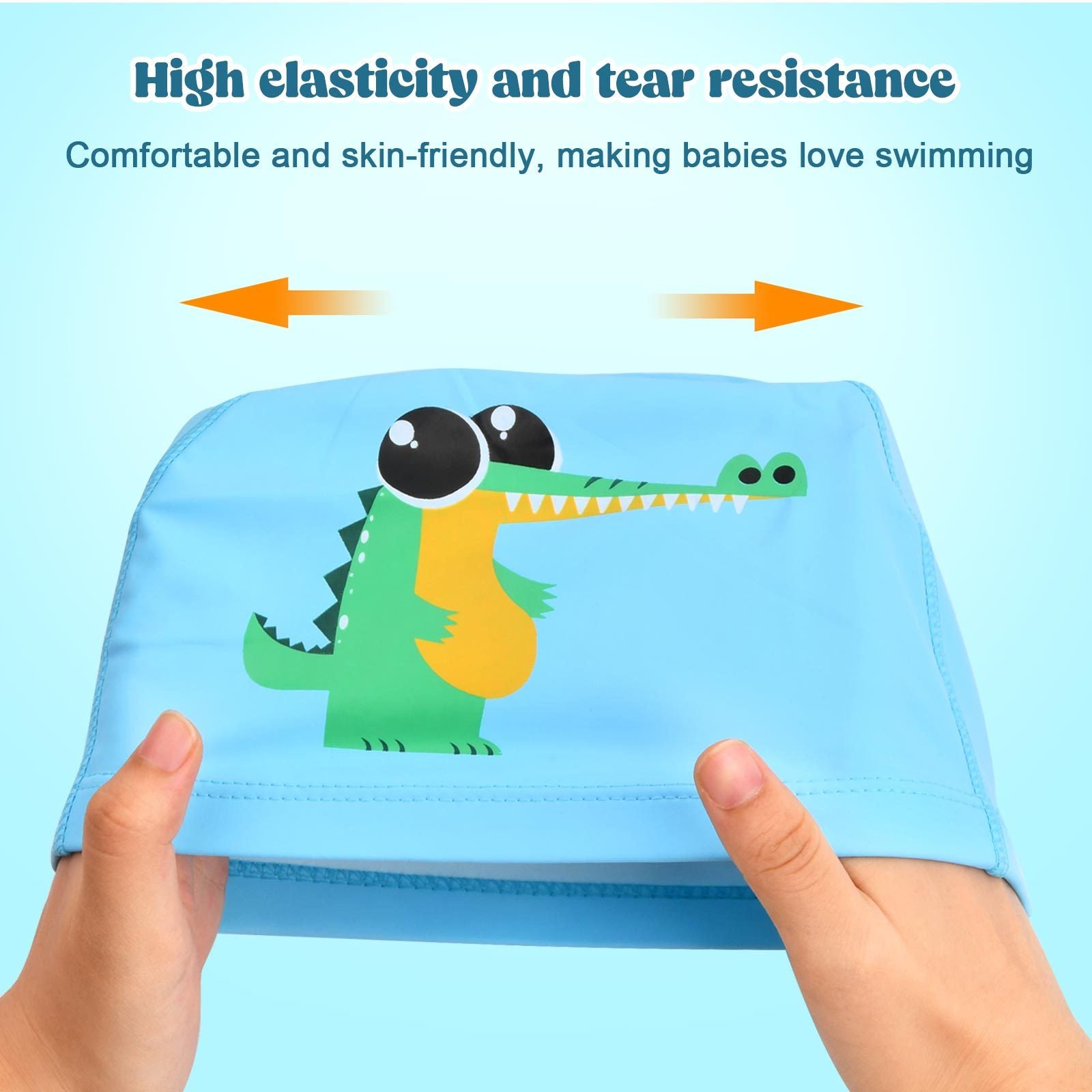 Silicone Swim Cap for Adults Waterproof Swimming Hat for Men and Women
