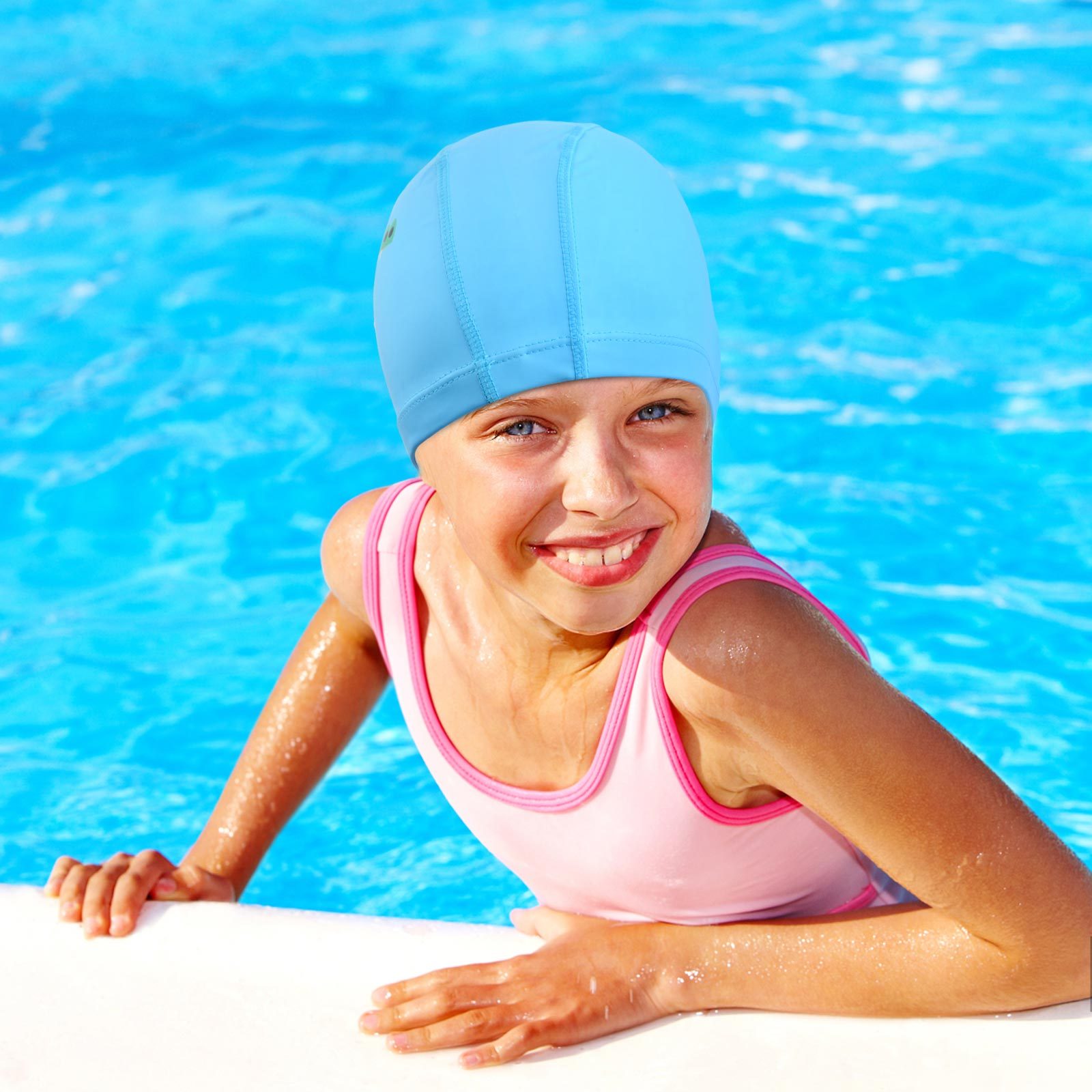 Silicone Swim Cap for Adults Waterproof Swimming Hat for Men and Women
