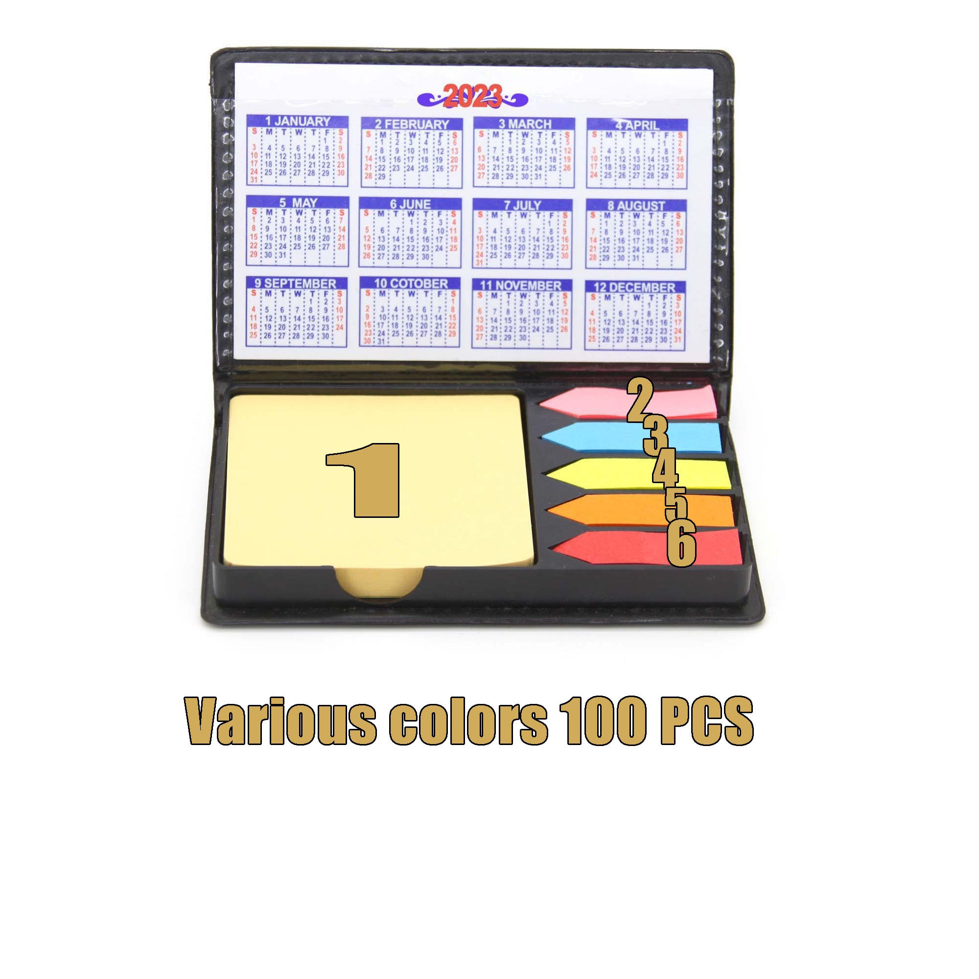 Colorful Stripes Sticky Notes Cartoon Note Book