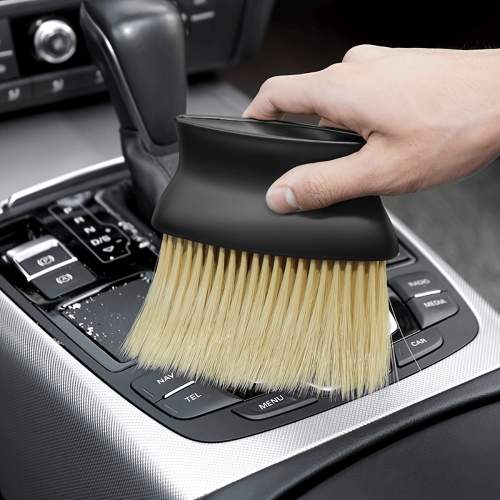Car Detailing Brush Long Hair Wide Handle Auto Interior Dust Removal