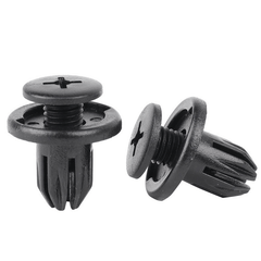 50pcs Car 8mm Hole Plastic Rivets Fastener Push Clip Vehicle Door Trim Retainer