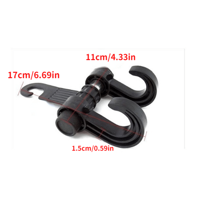 2pcs Car Seat Back Storage Hook Bag Holder Multifunction Car Hooks
