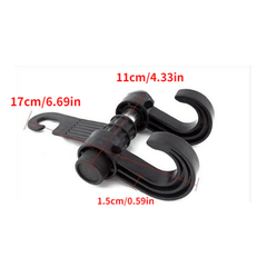 2pcs Car Seat Back Storage Hook Bag Holder Multifunction Car Hooks