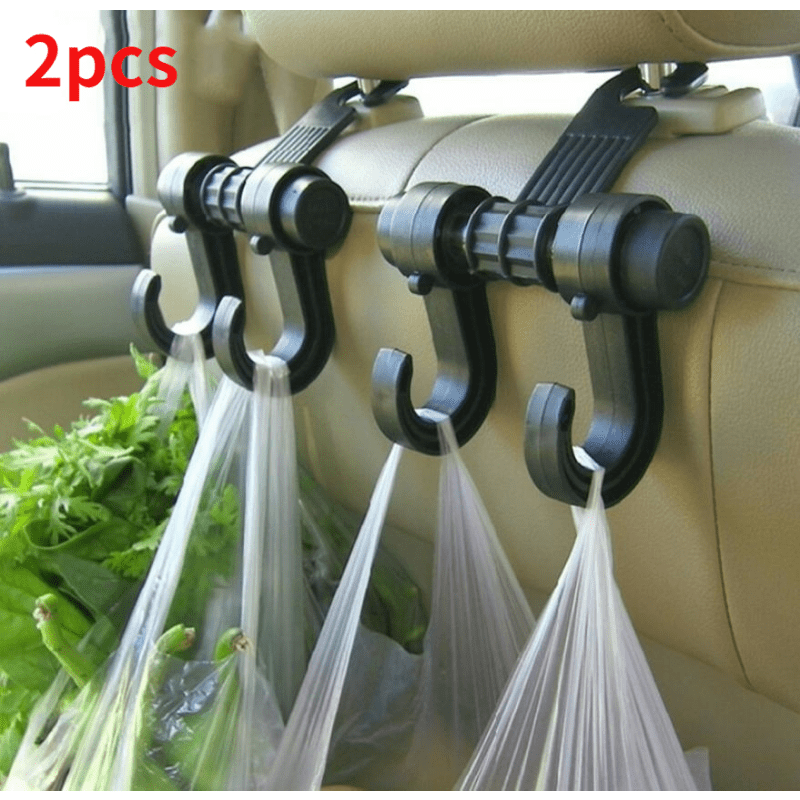 2pcs Car Seat Back Storage Hook Bag Holder Multifunction Car Hooks