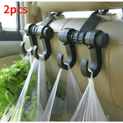 2pcs Car Seat Back Storage Hook Bag Holder Multifunction Car Hooks