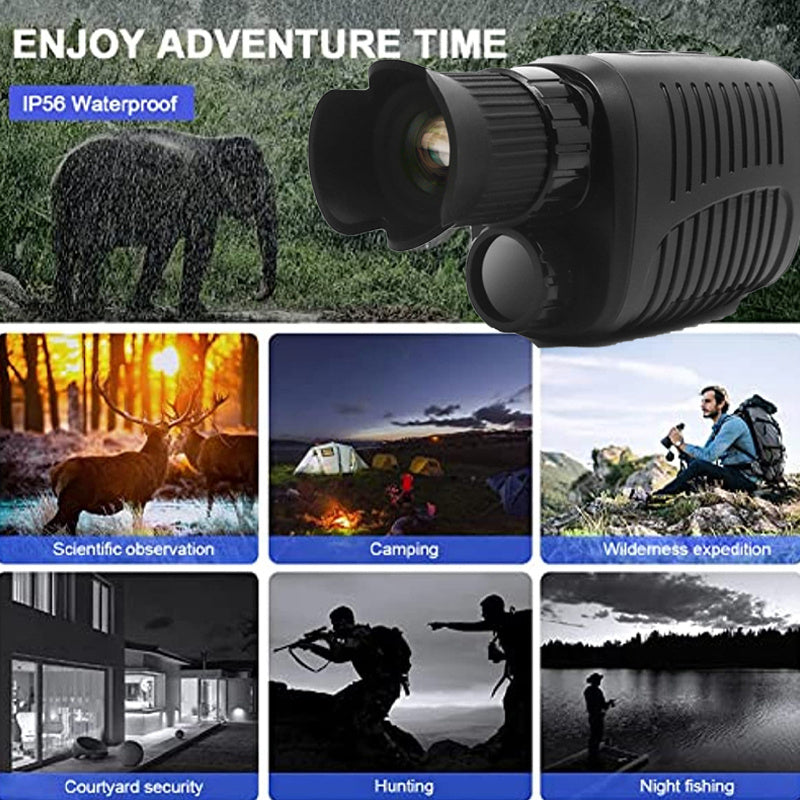 R7 Night Vision Monocular Infrared Optical Monocular 5X Digital Zoom