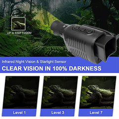 R7 Night Vision Monocular Infrared Optical Monocular 5X Digital Zoom