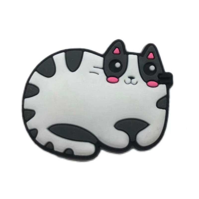 16pcs Pet Dogs & Cats Shoe Charms For Slipper Sandals DIY Shoes Pins