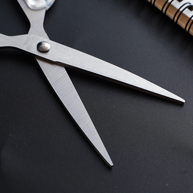 3pcs Set Safety Art Scissors Transparent Stainless Steel Household Scissors