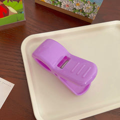 Large Clothes Peg Shaped Hair Clip for Ponytail Holder Women Girls